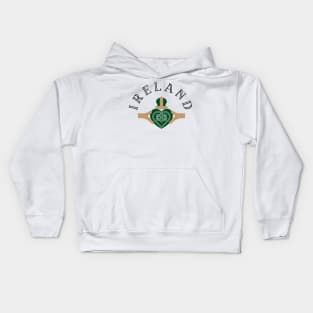 Ireland Claddagh Heart Kids Hoodie